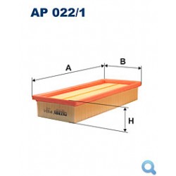 Filtr powietrza FILTRON AP 022/1